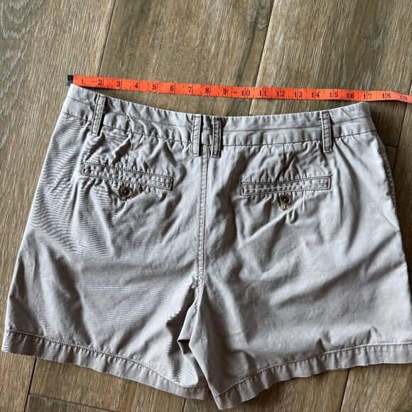 Ann Taylor Loft mocha color chino shorts size 10 - Picture 4 of 8